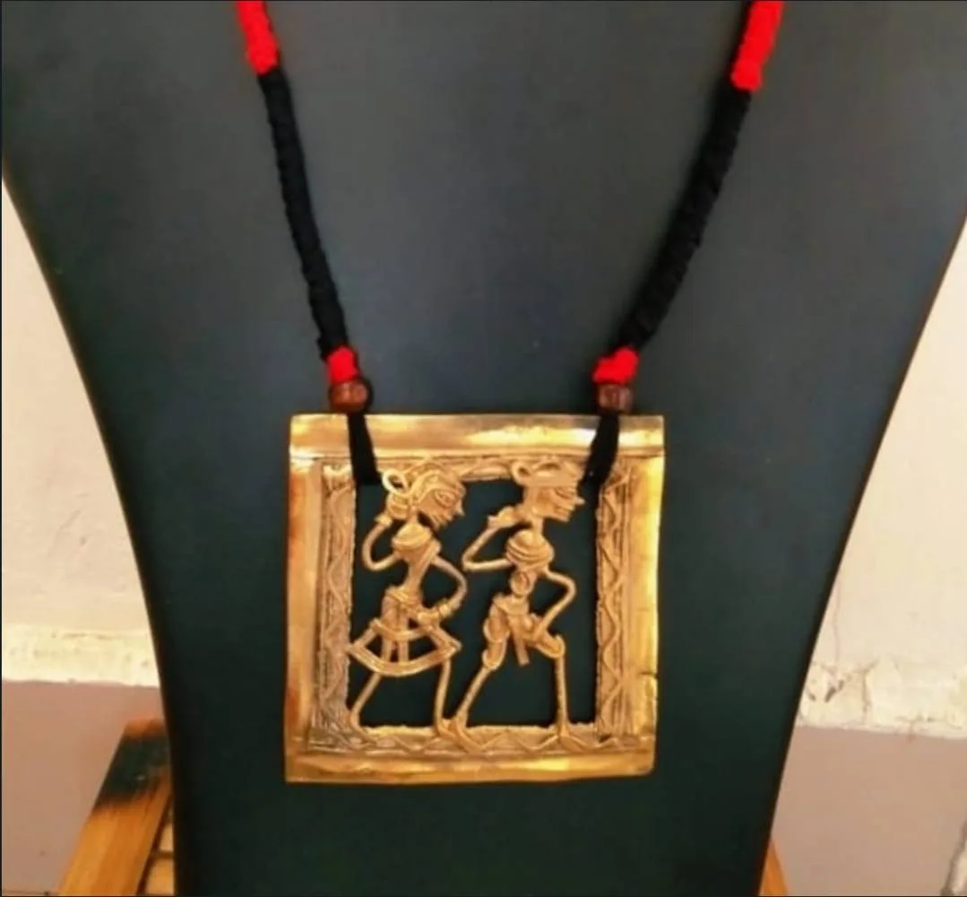 Trible couple Pendent-Square