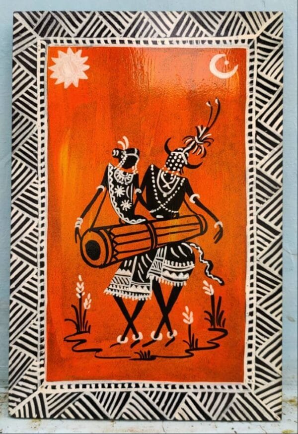 Tribal Couple Painting